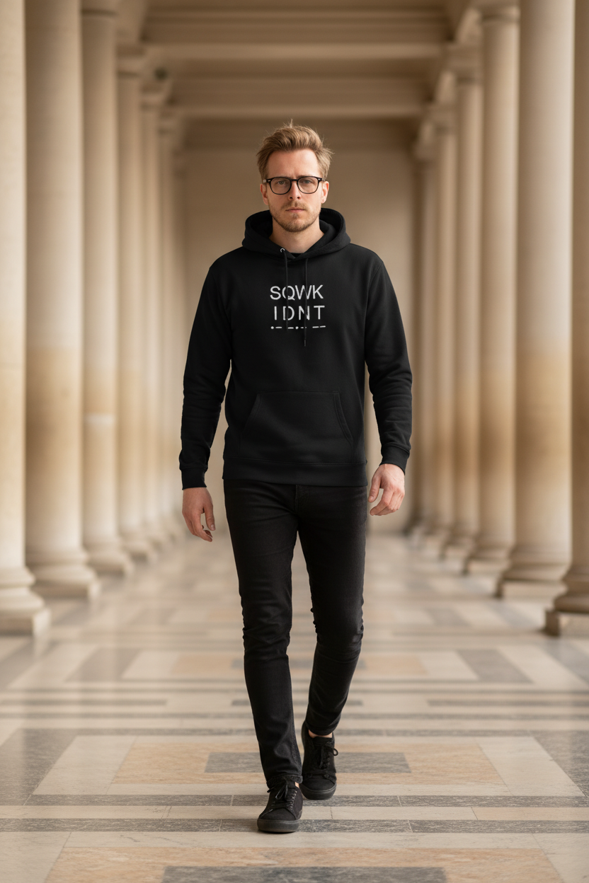 SQWK IDNT Hoodie© – Press to be Seen