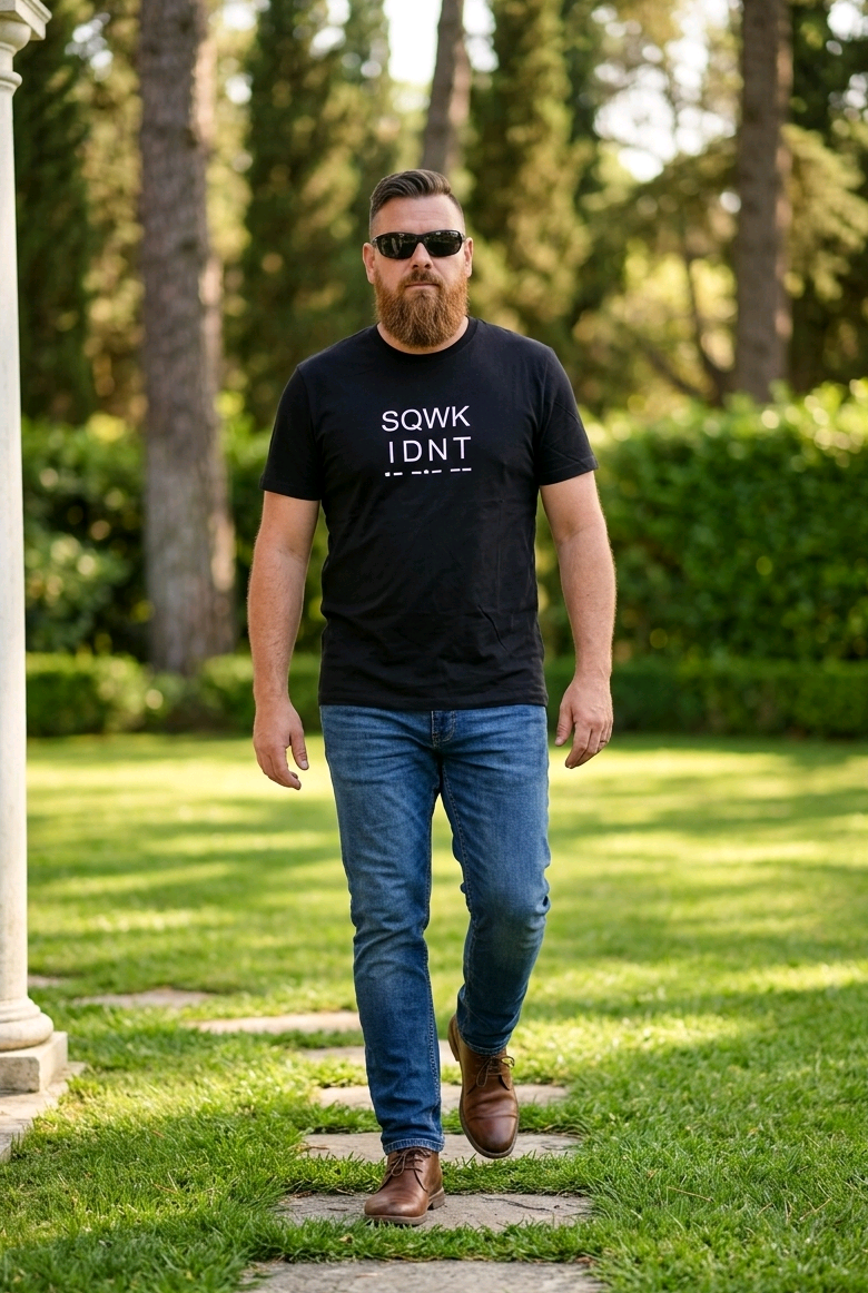 Neue Kollektion SQWK IDNT T-Shirt© – Press to be Seen